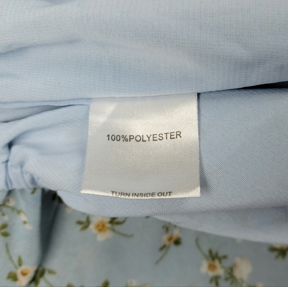Sabo the Skirt Blue Cottagecore Floral Romper Size XS - Picture 10 of 10